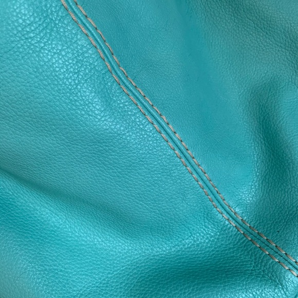 Roots Bags Roots 0 Leather Teal Hobo Bag Poshmark